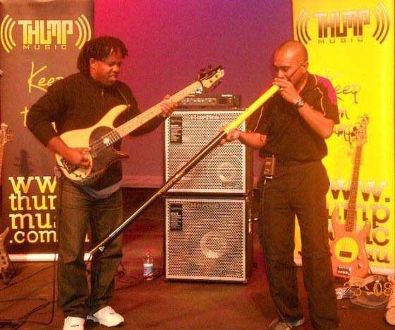 Tjupurru and the Didjeribone collaborates with the amazing Victor Wooten